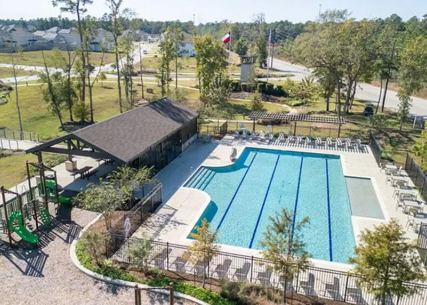 Commercial pool in Pearland, Texas